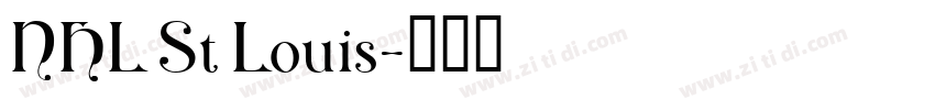 NHL St Louis字体转换